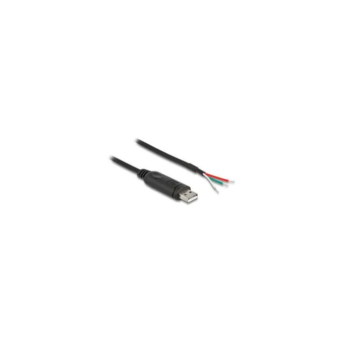 Delock Adapterkabel USB 2.0 Typ-A zu seriell RS-485 3 x offene Kabelenden 1 m — image 2