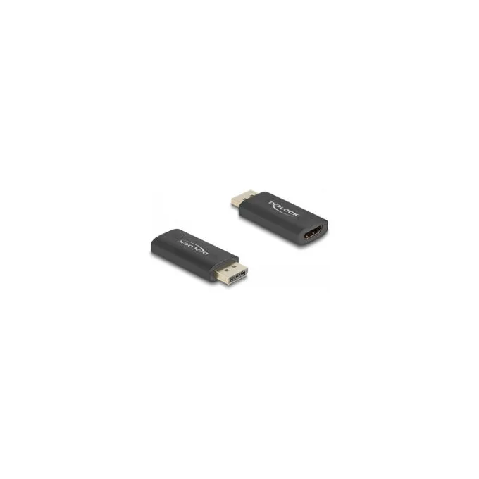 Delock Aktiver DisplayPort 1.4 zu HDMI Adapter 8K mit HDR Funktion — image 1