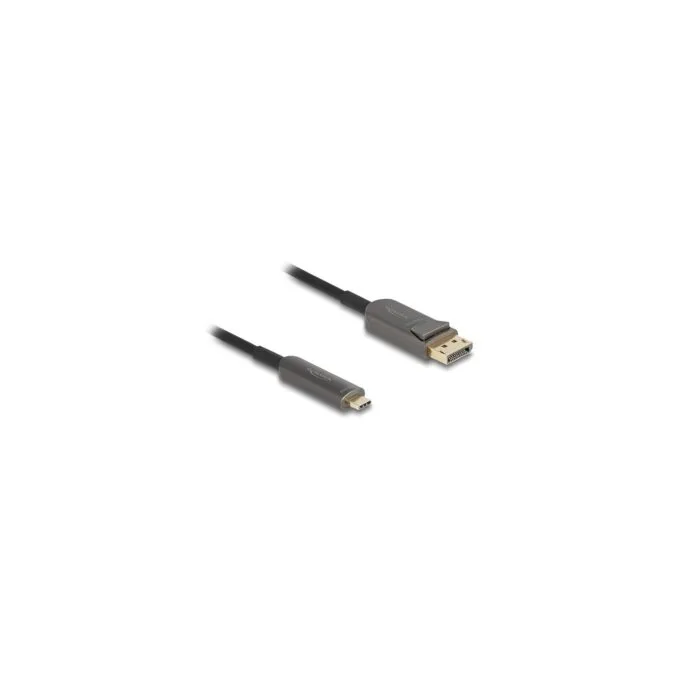 Delock Aktives Optisches Kabel USB Type-CTM zu DisplayPort 8K 60 Hz 40 Gbps 5 m — image 1