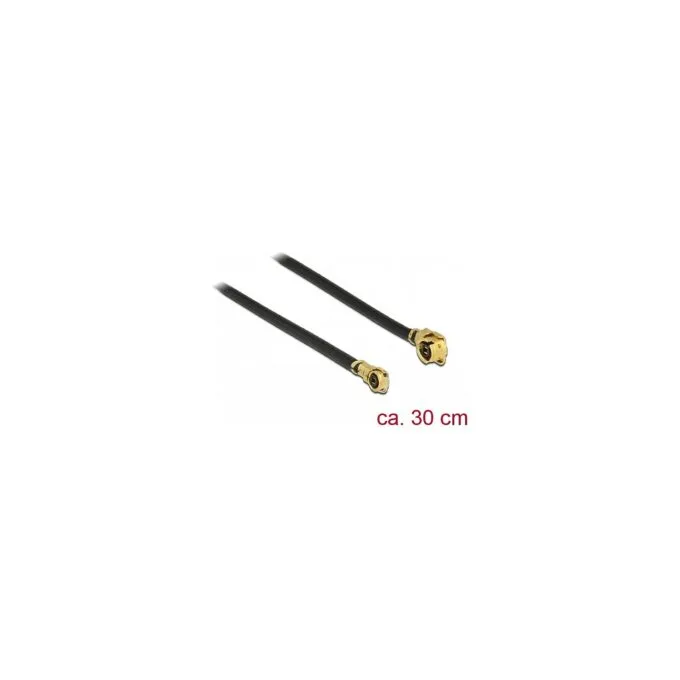 DELOCK Antennenkabel I-PEX Inc. MHF I Stecker zu I-PEX Inc. MHF 4L Stecker 1.13 30cm — image 1