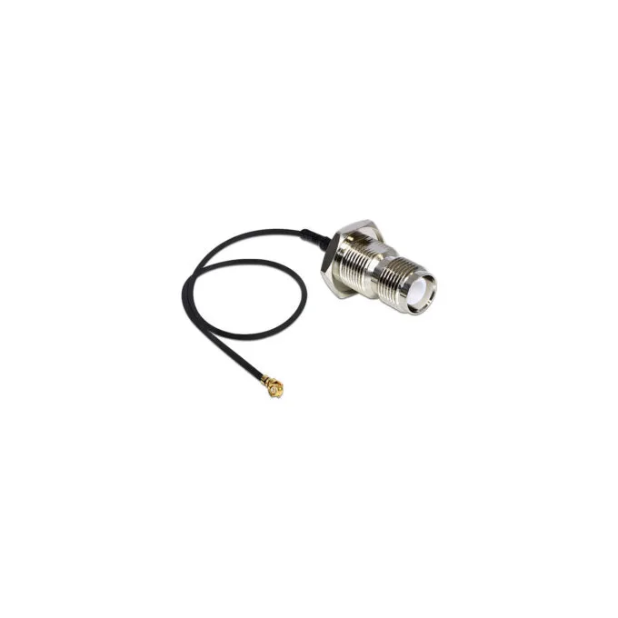 Delock Antennenkabel RP-TNC Buchse zum Einbau zu I-PEX Inc.. MHF® I Stecker 1.37 20 cm spritzwassergeschützt — image 2