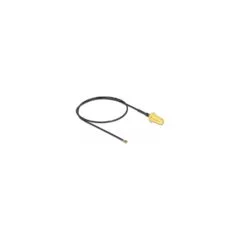 DELOCK Antennenkabel SMA Buchse zum Einbau zu MHF 4L LK Stecker 1.37 35cm Gewindelnge 10mm