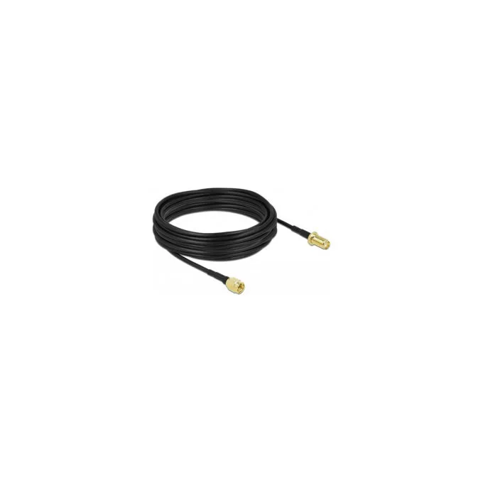 Delock Antennenkabel SMA Stecker zu SMA Buchse LMR CFD100 10 m low loss — image 1