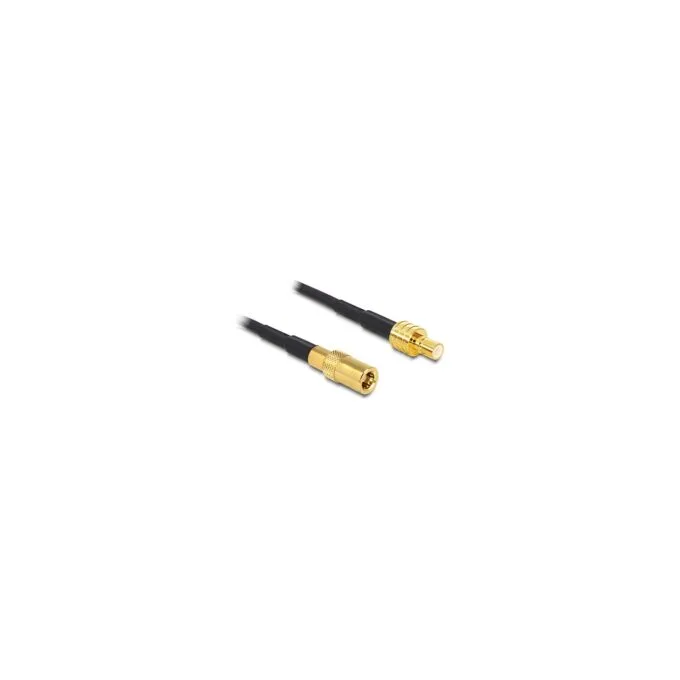 DELOCK Antennenkabel SMB Stecker to SMB Buchse RG-174 0.5m — image 1