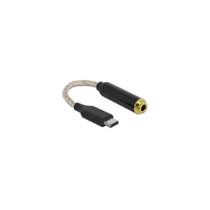 Delock Audio Adapter USB Type-CTM Stecker zu 4,4 mm 5 Pin Klinkenbuchse 12,5 cm — image 1