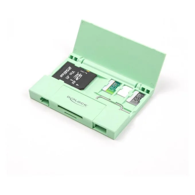 Delock Card Reader USB 5 Gbps USB Type-CTM Typ-A für SD und Micro SD Speicherkarten mit praktischem Speicherkarten Et... — image 4