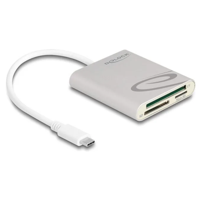 Delock Card Reader USB Type-CTM für Compact Flash. SD oder Micro SD Speicherkarten — image 1