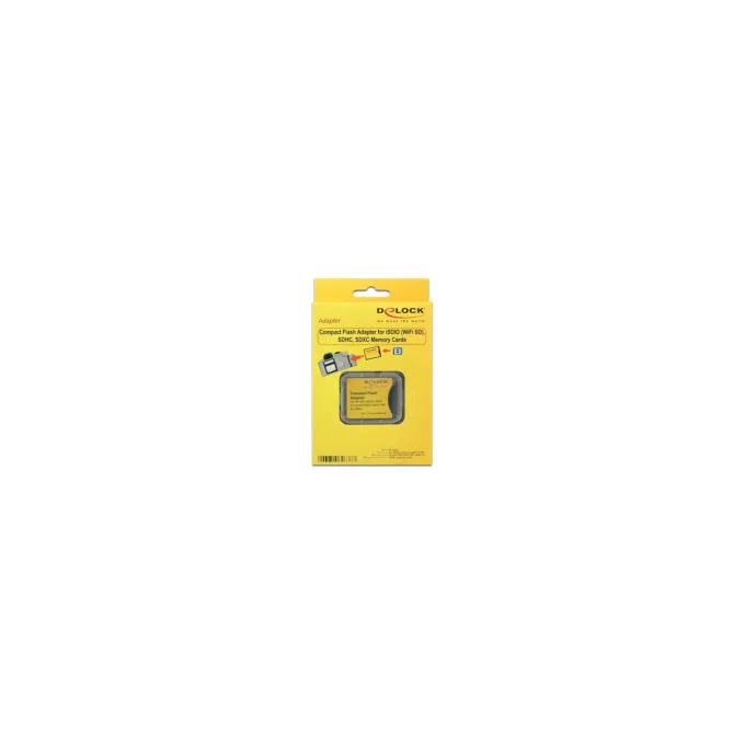 Delock Compact Flash Adapter für iSDIO (WiFi SD). SDHC. SDXC Speicherkarten — image 2