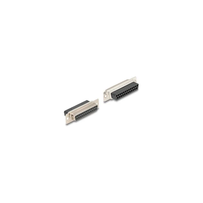 Delock D-Sub 25 Pin Buchse zu RJ12 Buchse Montagesatz schwarz — image 2