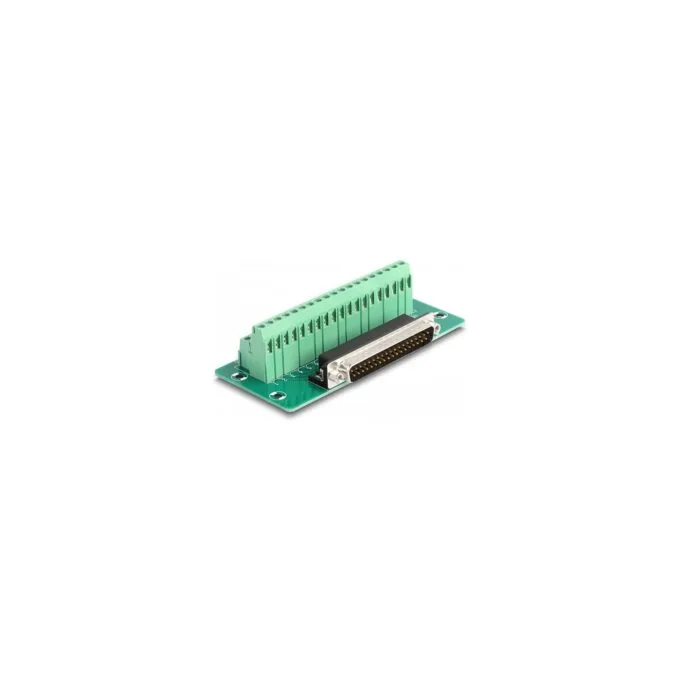 Delock D-Sub 37 Pin Stecker zu Terminalblock für Hutschiene — image 1
