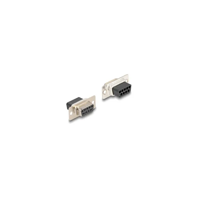 Delock D-Sub 9 Pin Buchse zu RJ12 Buchse Montagesatz weiß — image 2