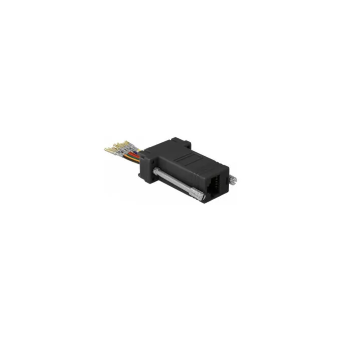 Delock D-Sub 9 Pin Buchse zu RJ45 Buchse Montagesatz schwarz — image 2