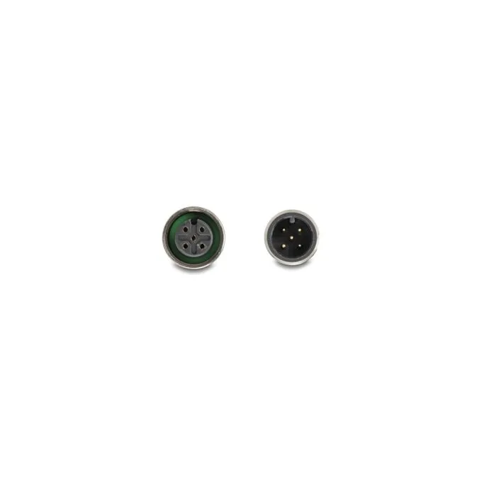 Delock D-Sub 9 Stecker und Buchse zu M12 Stecker und Buchse A-kodiert 5 pin CAN Bus Verteiler 90° blau — image 3