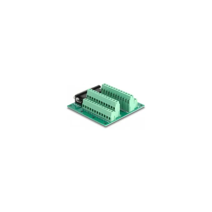 Delock D-Sub HD 44 Pin Buchse zu Terminalblock für Hutschiene — image 2
