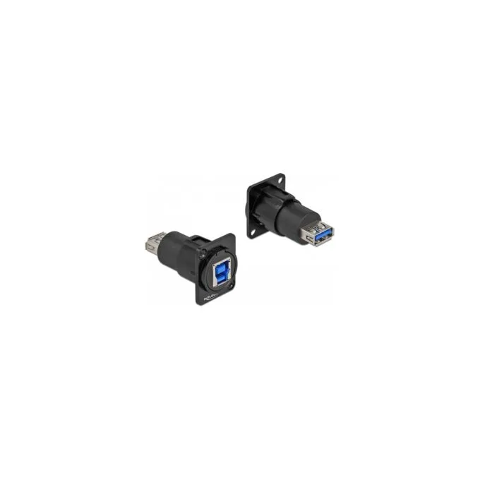 DELOCK D-Typ Modul USB 3.0 Typ-A Buchse zu Typ-B Buchse — image 1