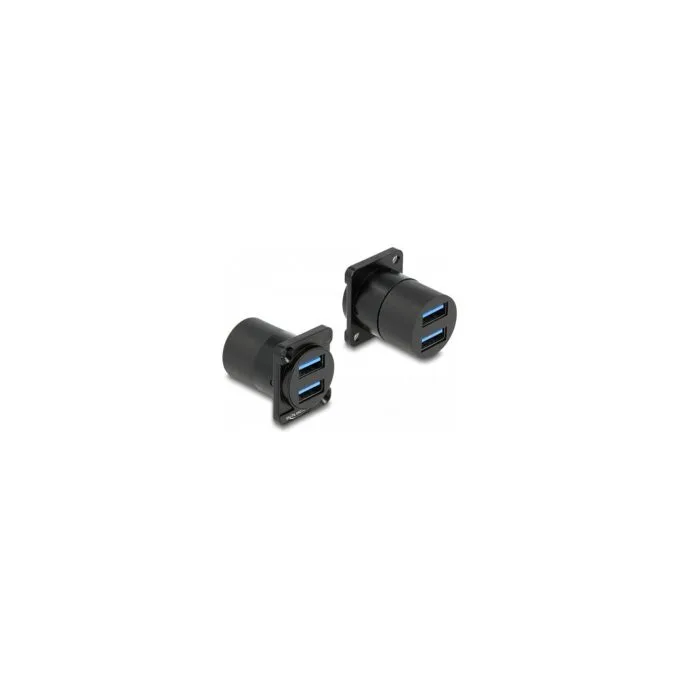 Delock D-Typ Modul USB 5 Gbps Typ-A 2 x Buchse zu 2 x Buchse — image 1