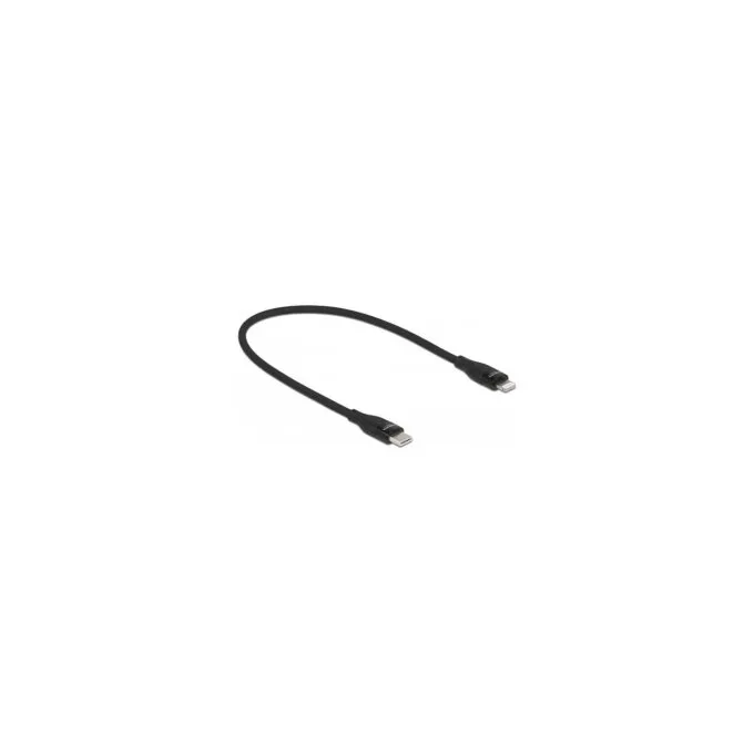Delock Daten- und Ladekabel USB Type-CTM zu LightningTM für iPhoneTM. iPadTM und iPodTM schwarz 0.5 m MFi — image 2