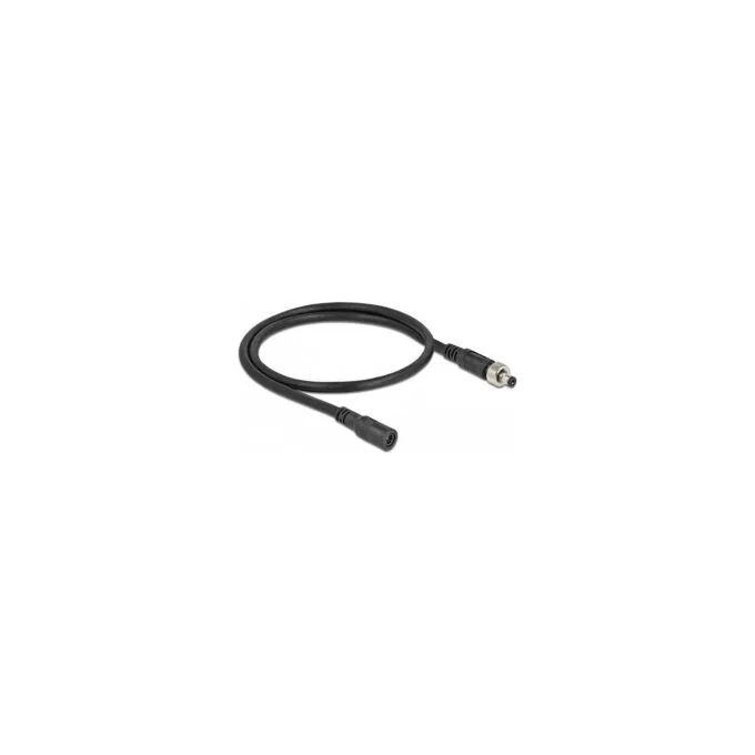 Delock DC Verlängerungskabel 5.5 x 2.1 mm Stecker zu Buchse verschraubbar — image 1