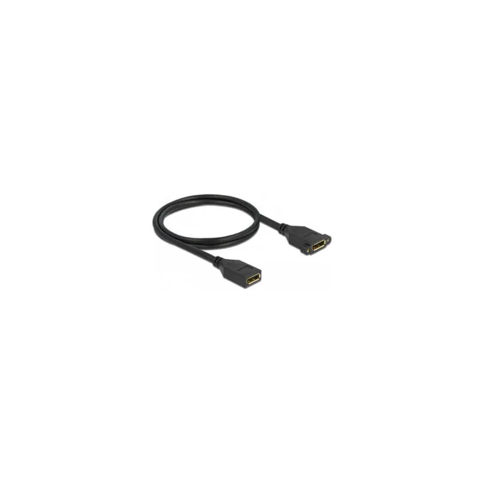 Delock DisplayPort 1.2 Kabel Buchse zu Buchse zum Einbau 4K 60 Hz 1 m — image 1
