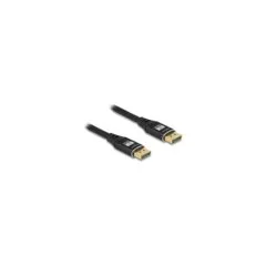 DELOCK DisplayPort Kabel 8K 60 Hz 1m schwarz Metall