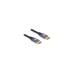 DELOCK DisplayPort Kabel 8K 60 Hz 3m flieder Metall