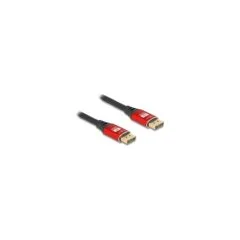 DELOCK DisplayPort Kabel 8K 60 Hz 3m rot Metall