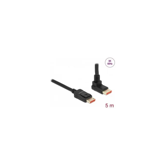 Delock DisplayPort Kabel Stecker gerade zu Stecker 90° oben gewinkelt 8K 60 Hz 5 m — image 2