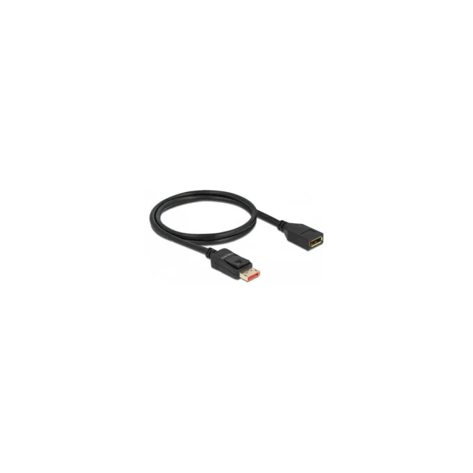 Delock DisplayPort Verlängerungskabel 8K 60 Hz 1 m — image 1
