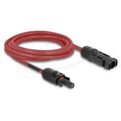 Delock DL4 Solar Kabel 4 mm2 Stecker zu Buchse 3 m rot