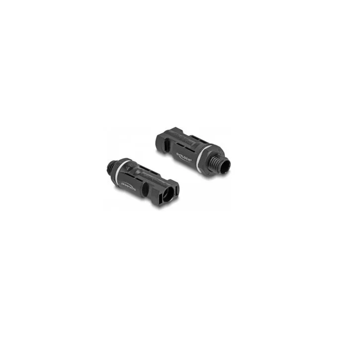 Delock DL4 Solar Konnektoren zum Crimpen. Stecker und Buchse. schwarz 2 Stück — image 2