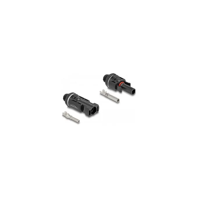 Delock DL4 Solar Konnektoren zum Crimpen. Stecker und Buchse. schwarz 2 Stück — image 3