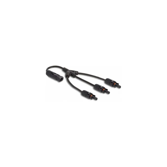 Delock DL4 Solar Splitter Kabel 1 x Stecker zu 3 x Buchse 35 cm schwarz — image 2