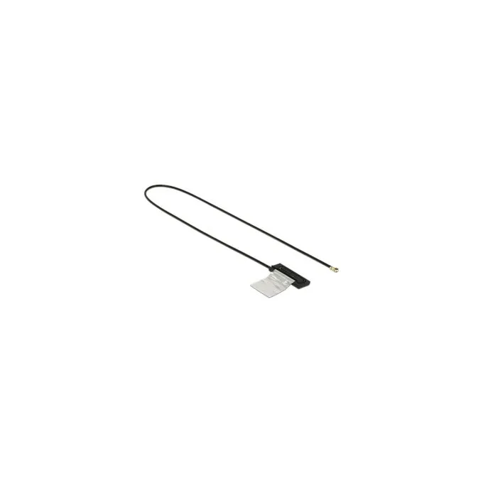 DELOCK Dualband WLAN WiFi 6 Antenne I-PEX Inc. MHF 4L Stecker 1 dBi 25cm CCD intern — image 1