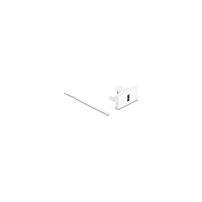 Delock Easy 45 Modul USB 2.0 Typ-A Buchse zu Terminalblock weiß — image 2
