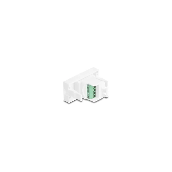 Delock Easy 45 Modul USB 2.0 Typ-A Buchse zu Terminalblock weiß — image 3
