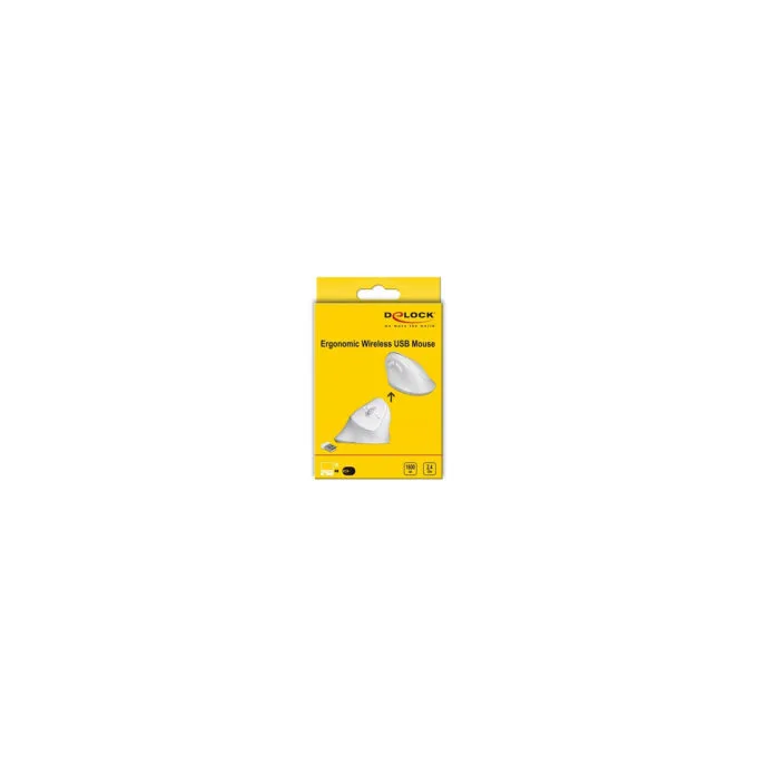 Delock Ergonomische USB Maus vertikal - kabellos — image 4