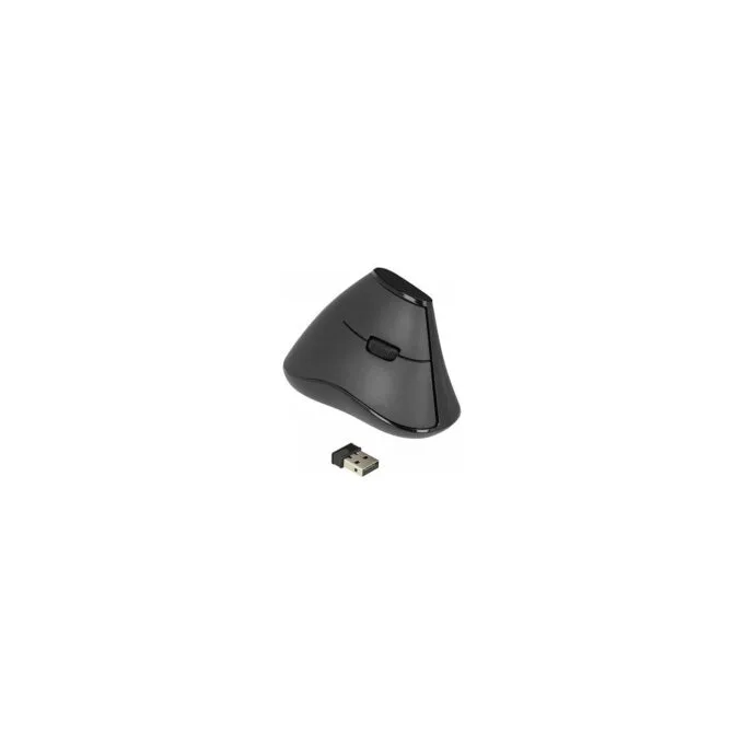 Delock Ergonomische vertikal optische 5-Tasten Maus 2.4 GHz kabellos - Lautlos — image 1