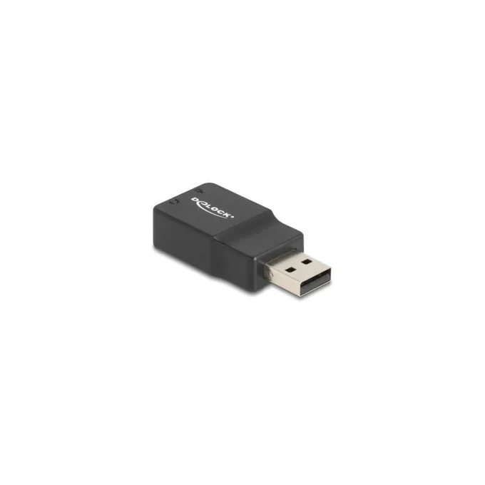 Delock Externe USB Soundkarte mit USB-A Stecker auf 2 x 3.5 mm Klinkenbuchse Plug & Play Audio Adapter schwarz — image 2