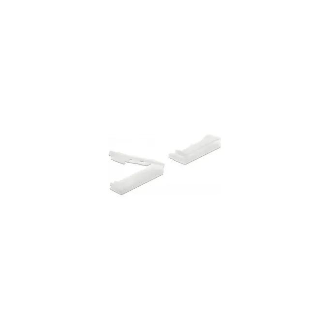 Delock Flachbandkabelhalter mit Verschlussclip selbstklebend natur 10 Stück — image 2