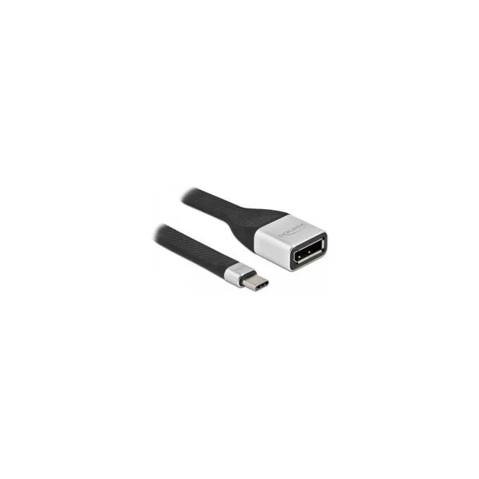 Delock FPC Flachbandkabel USB Type-CTM zu DisplayPort (DP Alt Mode) 4K 60 Hz 14 cm — image 2