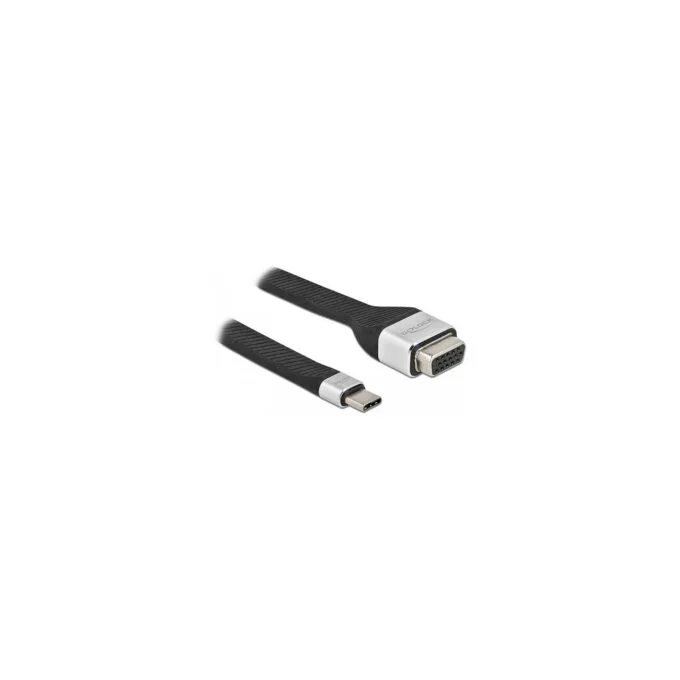 Delock FPC Flachbandkabel USB Type-CTM zu VGA (DP Alt Mode) 13 cm — image 2