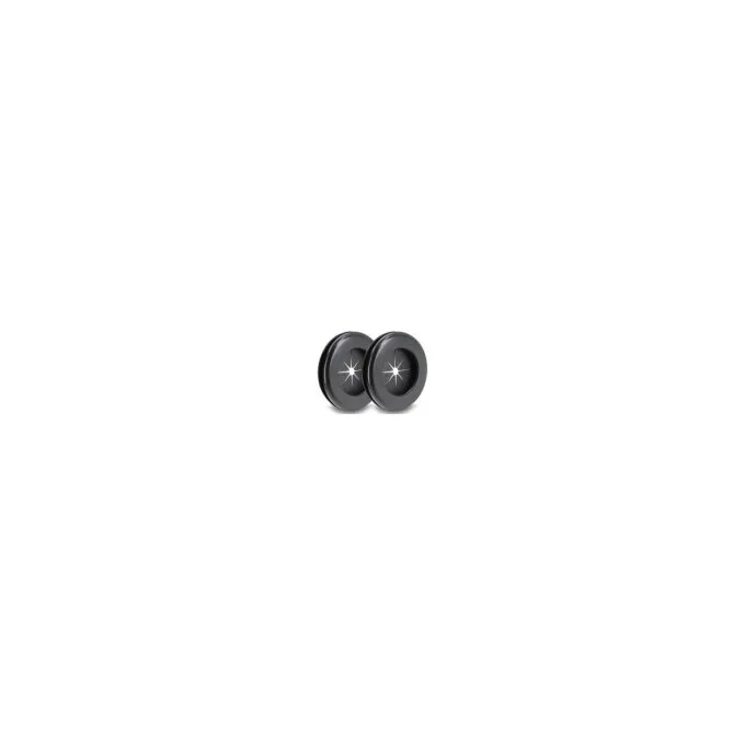 Delock Gummi Kabeldurchführung rund Ø 30 mm schwarz 2 Stück — image 1