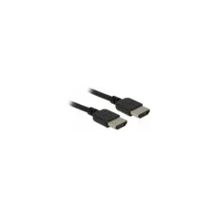 DeLock HDMI (ST-ST) 2m Anschlusskabel 4K 60Hz Schwarz