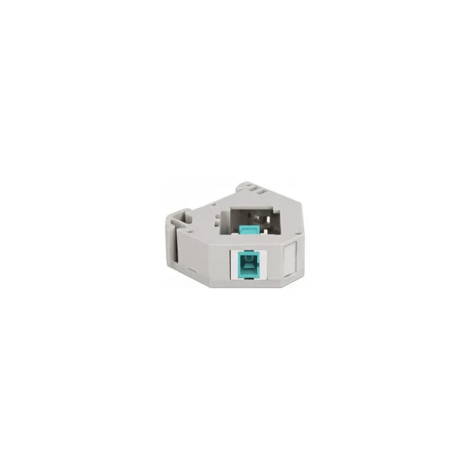 Delock Hutschienenadapter mit Keystone SC Simplex Buchse zu SC Simplex Buchse aqua — image 3