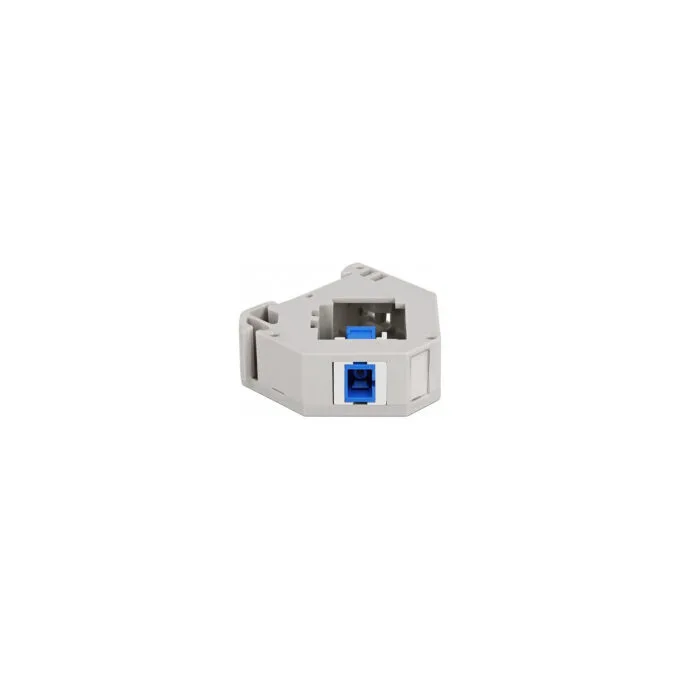 Delock Hutschienenadapter mit Keystone SC Simplex Buchse zu SC Simplex Buchse blau — image 3