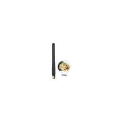 Delock ISM 433 MHz Antenne SMA 2.5 dBi omnidirektional flexibel schwarz
