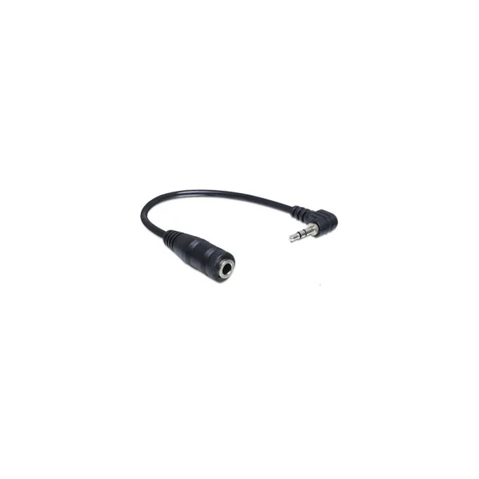 Delock Kabel Audio Klinke 2.5 mm Stecker gewinkelt to 3.5 mm Buchse 3 Pin 14 cm — image 1