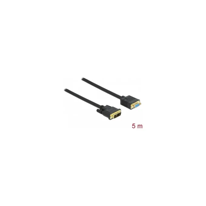 Delock Kabel DVI 12+5 Stecker zu VGA Buchse 5 m — image 2