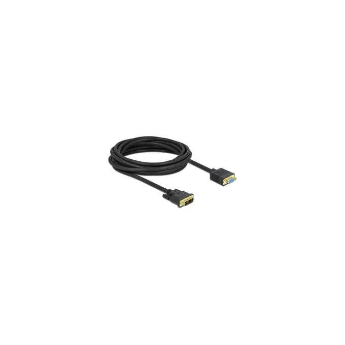 Delock Kabel DVI 12+5 Stecker zu VGA Buchse 5 m — image 1