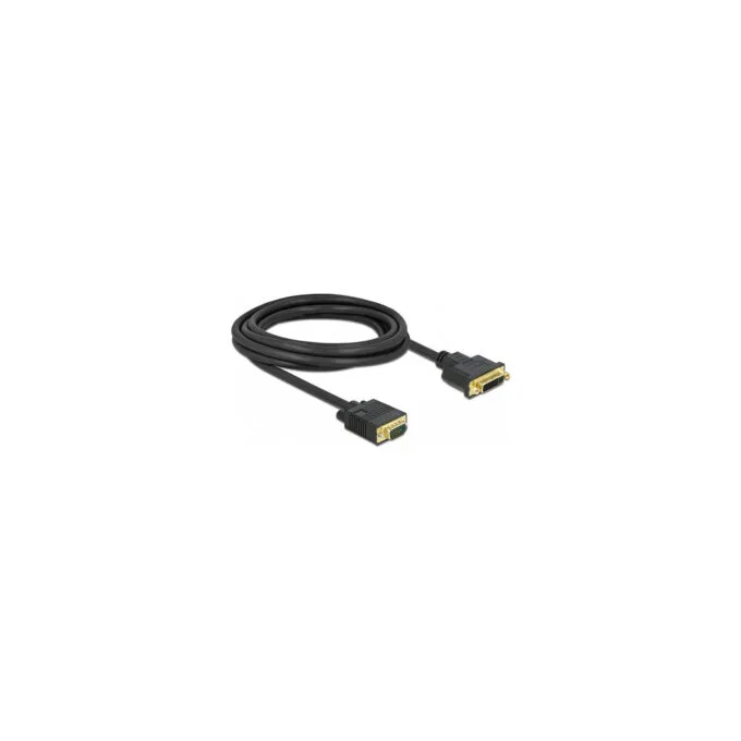 Delock Kabel DVI 24+5 Buchse zu VGA Stecker 3 m — image 1